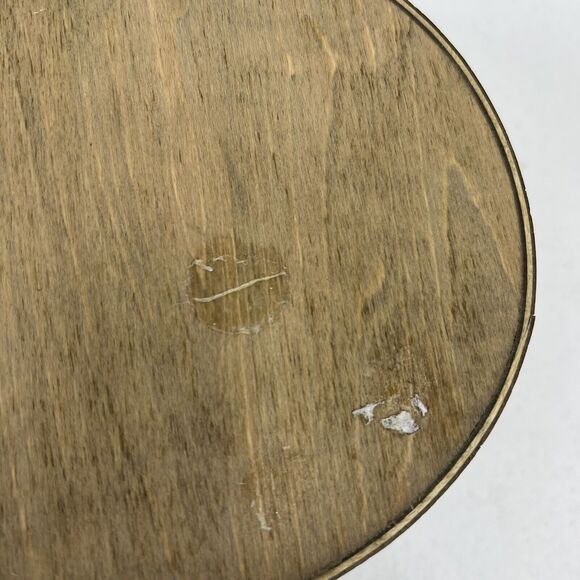 Primitive Old Time Wooden Ware Oval Shaker Style Box Decor Trinket Storage - Picture 7 of 13